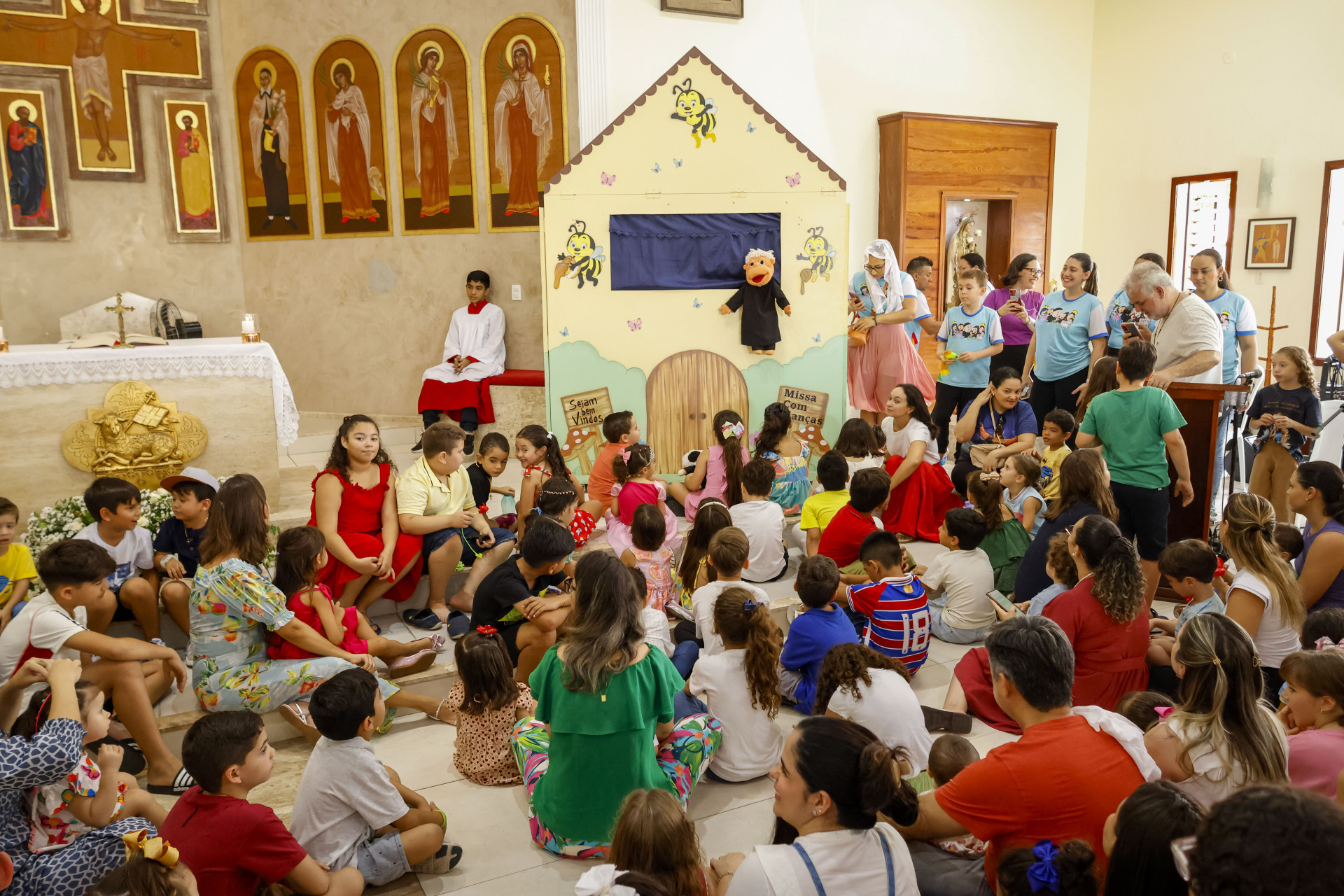 ￼A IGREJA de Santa Luzia fica no Jardim das Oliveiras (Foto: AURÉLIO ALVES)