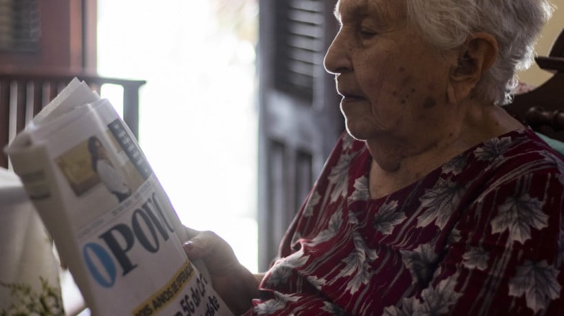 Leitora desde criança do Jornal O POVO, Anália Lima Barroso, completa 100 anos 