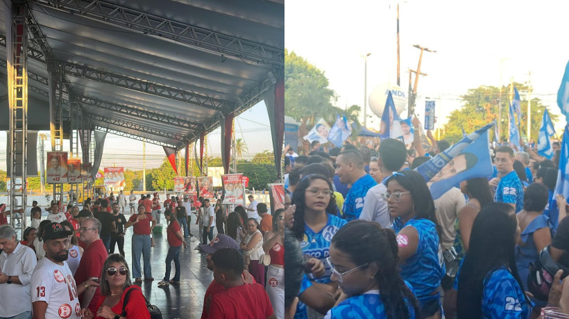 Apoiadores começam a se reunir para acompanhar resultados nos comitês