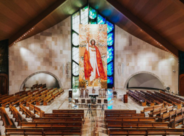 A Igreja do Ressuscitado que passou pela Cruz é a primeira no mundo dedicada a esse título 