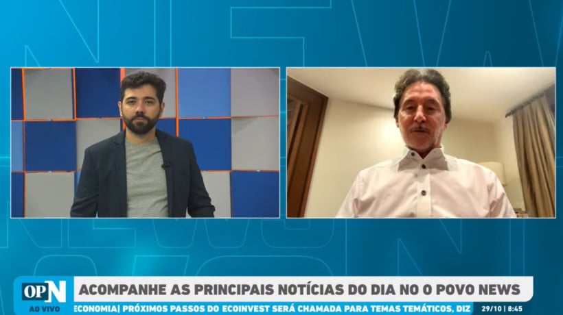 Eunício Oliveira diz que Camilo Santana é sucessor natural de Lula na presidência