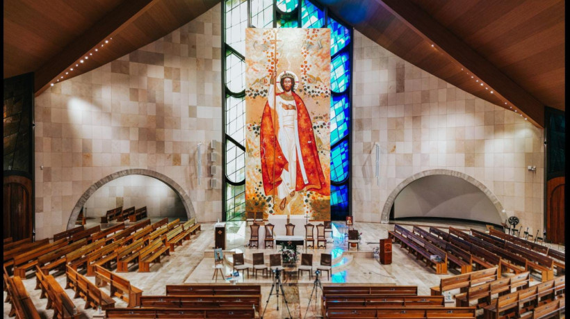 A Igreja do Ressuscitado que passou pela Cruz é a primeira no mundo dedicada a esse título