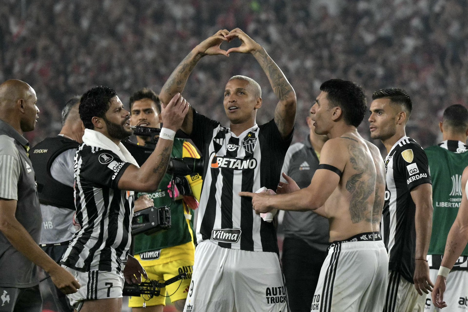 Atlético-MG está na final e tenta seu segundo título na Libertadores 2024 (Foto: JUAN MABROMATA / AFP)