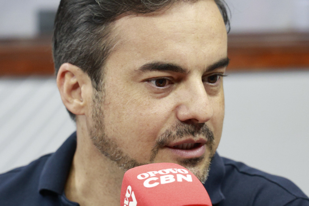 Capitão Wagner em entrevista na Radio O POVO CBN  (FCO FONTENELE/O POVO)(Foto: FCO FONTENELE)