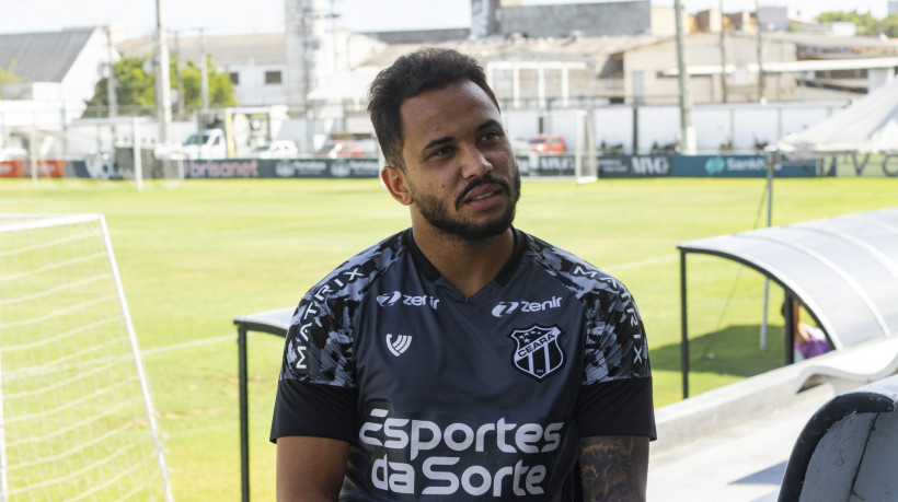 Fortaleza- CE, Brasil, 01-11-24: João Paulo Lourenço, jogador do Ceará, concede entrevista especial.(Foto: Lorena Louise/ Especial para O POVO)







