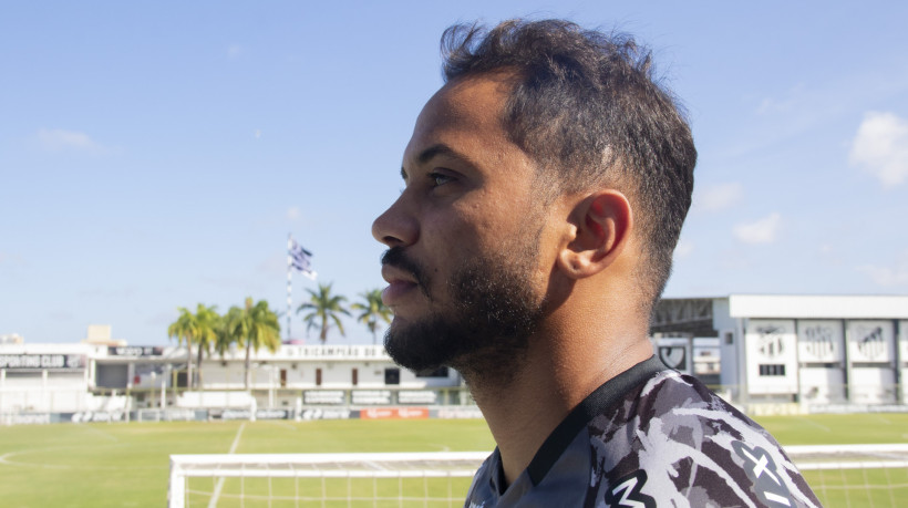 Fortaleza- CE, Brasil, 01-11-24: João Paulo Lourenço, jogador do Ceará, concede entrevista especial.(Foto: Lorena Louise/ Especial para O POVO)







