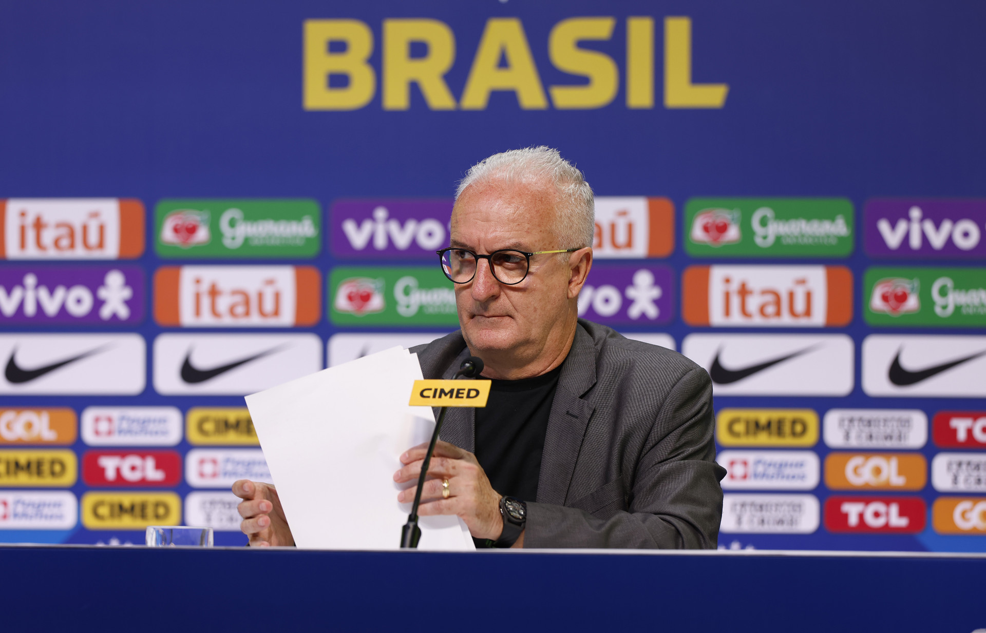 Técnico Dorival Júnior em convocação da seleção brasileira na sede da CBF (Foto: RAFAEL RIBEIRO/CBF)