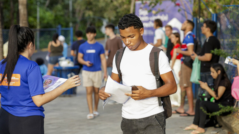 Fortaleza, CE, BR 03.11.24 Saída de candidatos à prova do ENEM 2024 na Eniversidade de Fortaleza (UNIFOR)   (FCO FONTENELE/O POVO)