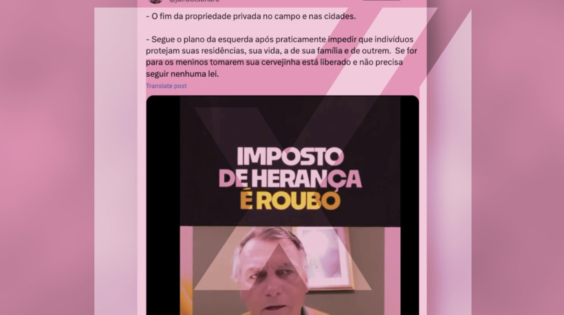 Na realidade, as alíquotas chegam a 8% no caso de heranças e 15,9% no caso de imóveis