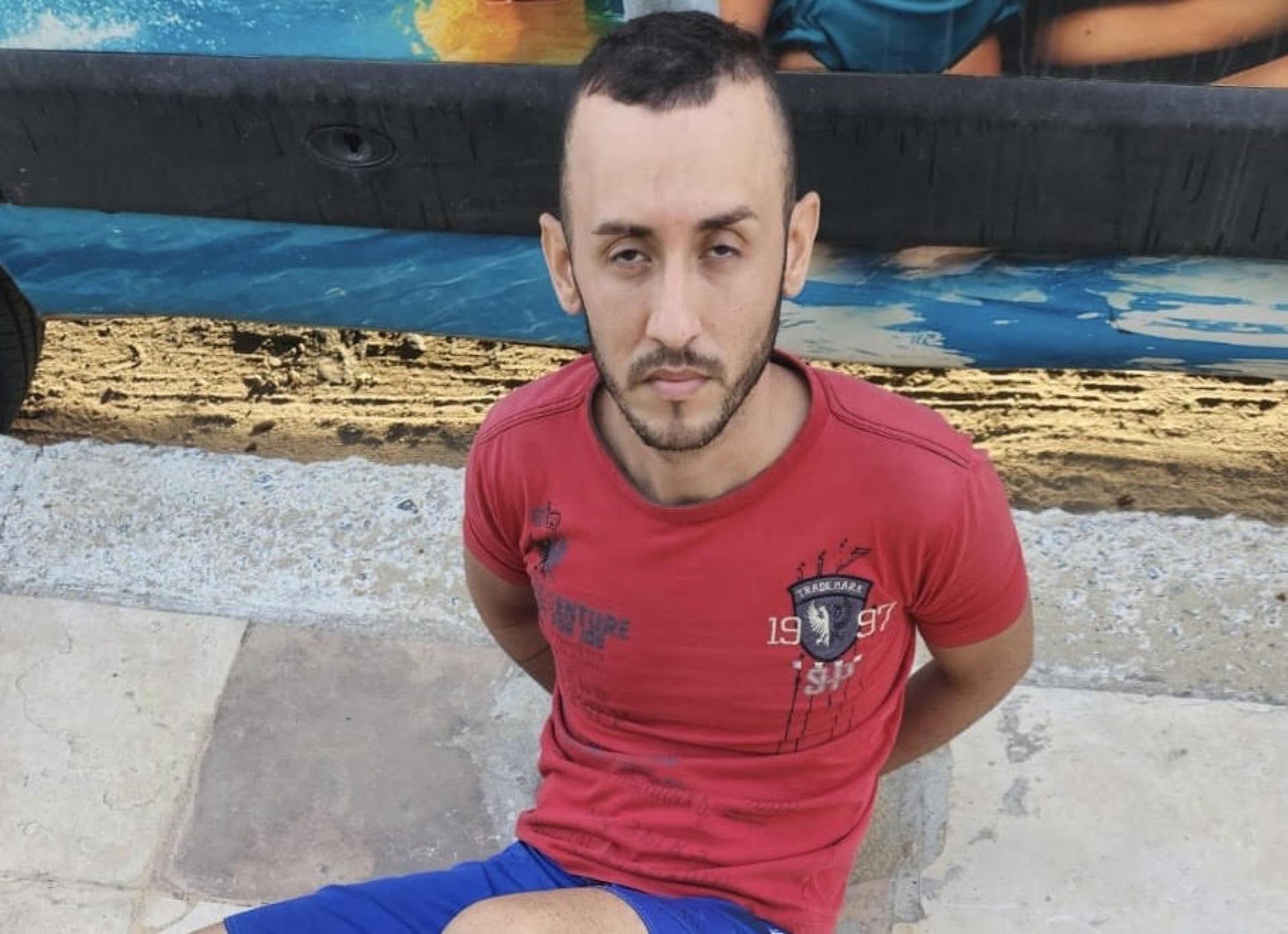 Natan, de 30 anos, foi preso em flagrante por crime de estupro  (Foto: reprodução/ leitor via WhatsApp )