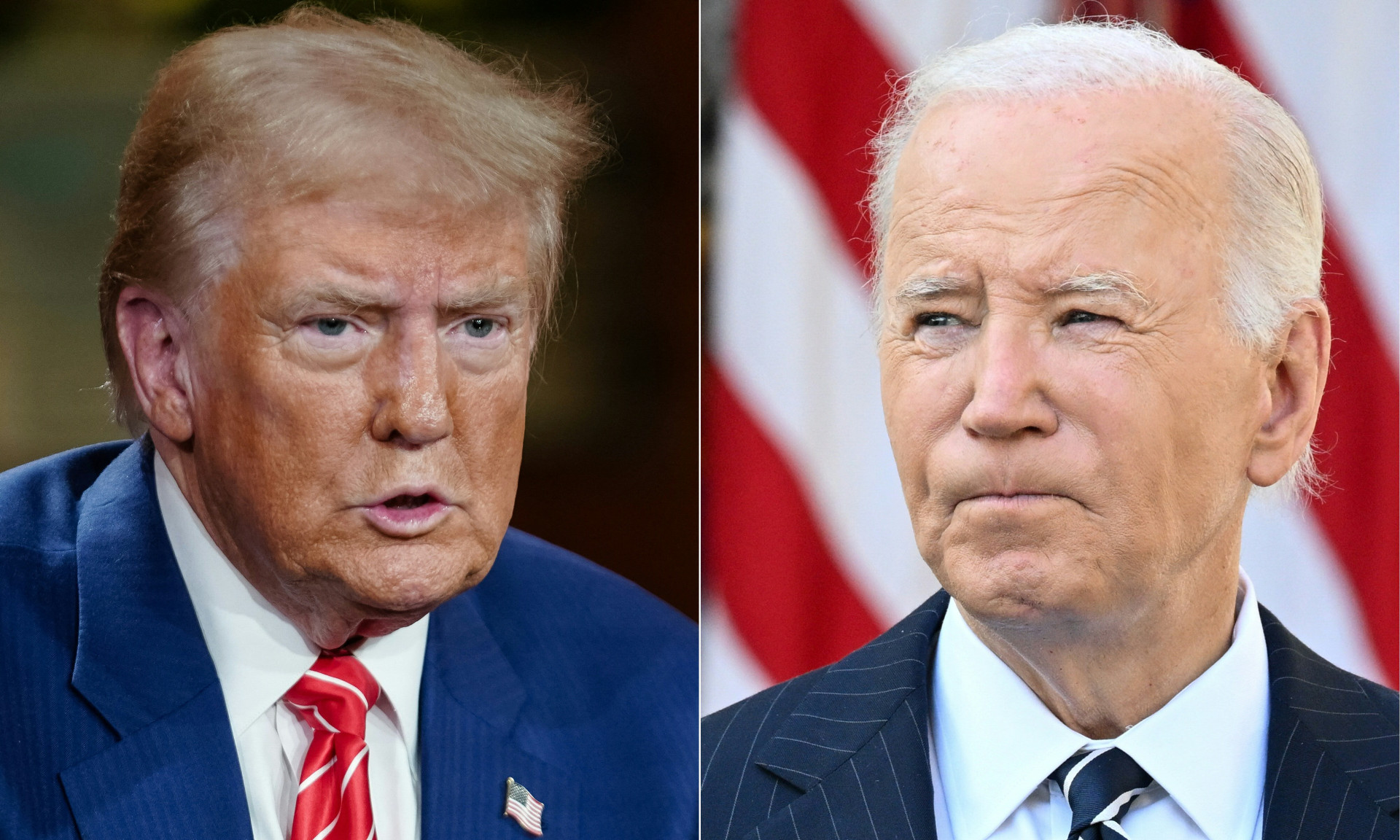 ￼DONALD Trump e Joe Biden (Foto: Saul LOEB, Elijah Nouvelage / AFP)