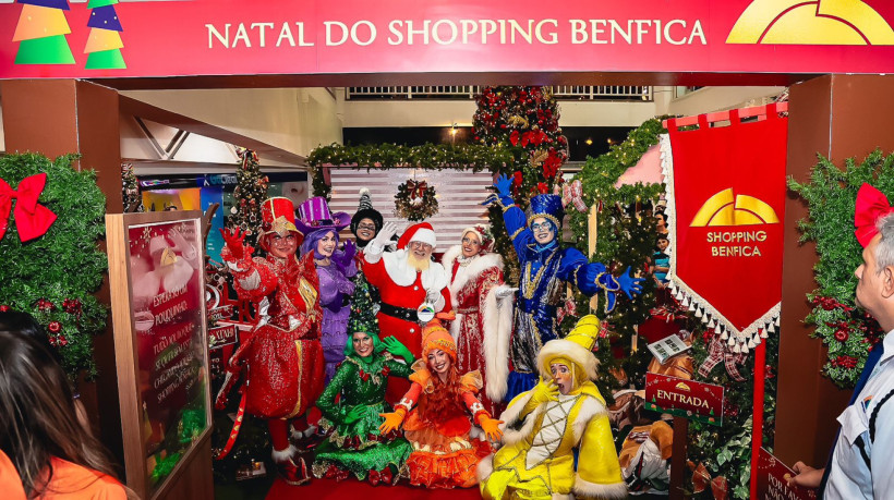 Papai Noel chega ao shopping Benfica neste domingo, 10