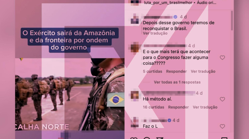 Governo não determinou a saída do Exército brasileiro da Amazônia e das fronteiras por causa da transferência do Programa Calha Norte do Ministério da Defesa para o Ministério da Integração e Desenvolvimento Regional