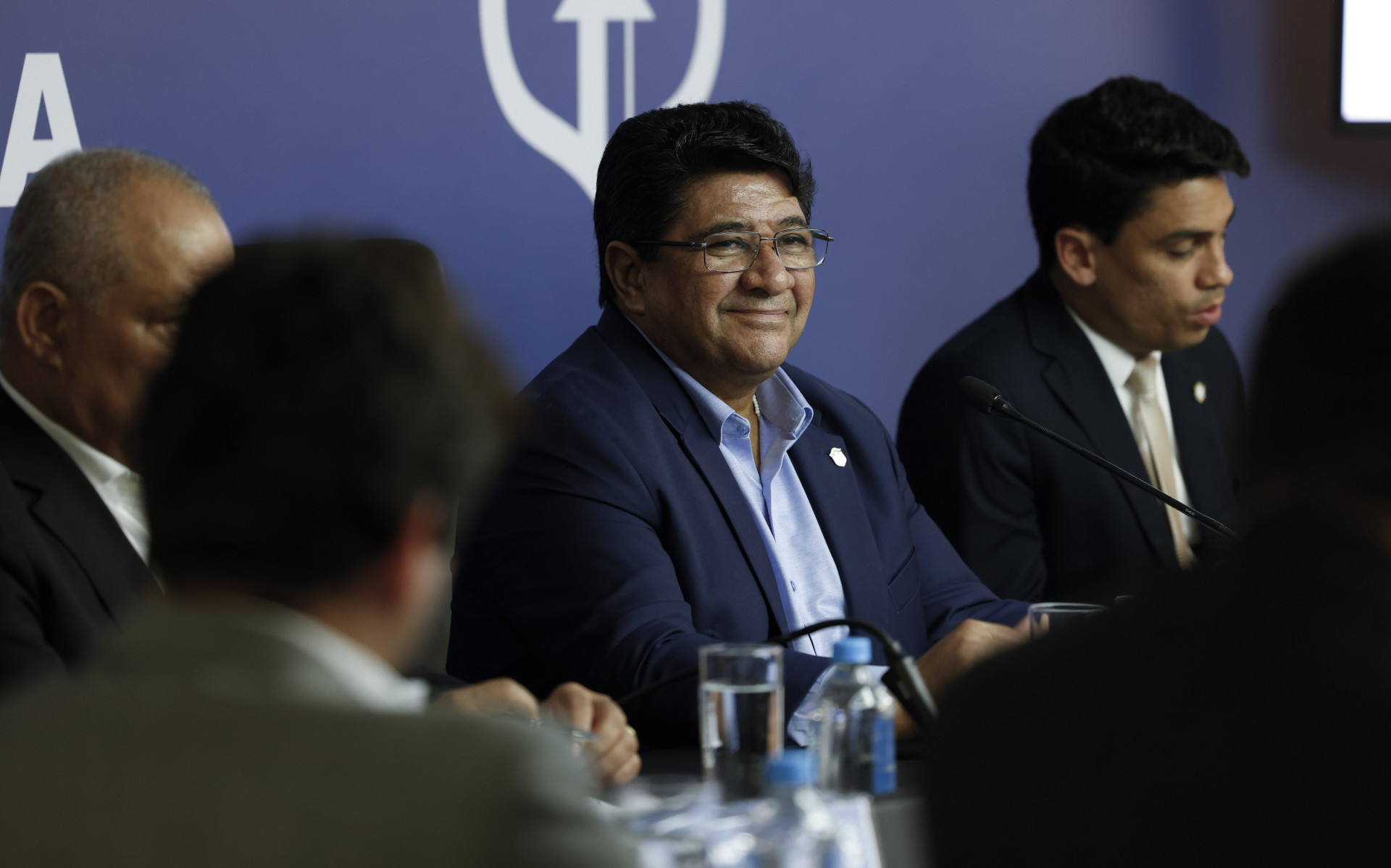 Ednaldo Rodrigues, presidente da CBF, em Assembleia Geral Extraordinária (Foto: RAFAEL RIBEIRO/CBF)