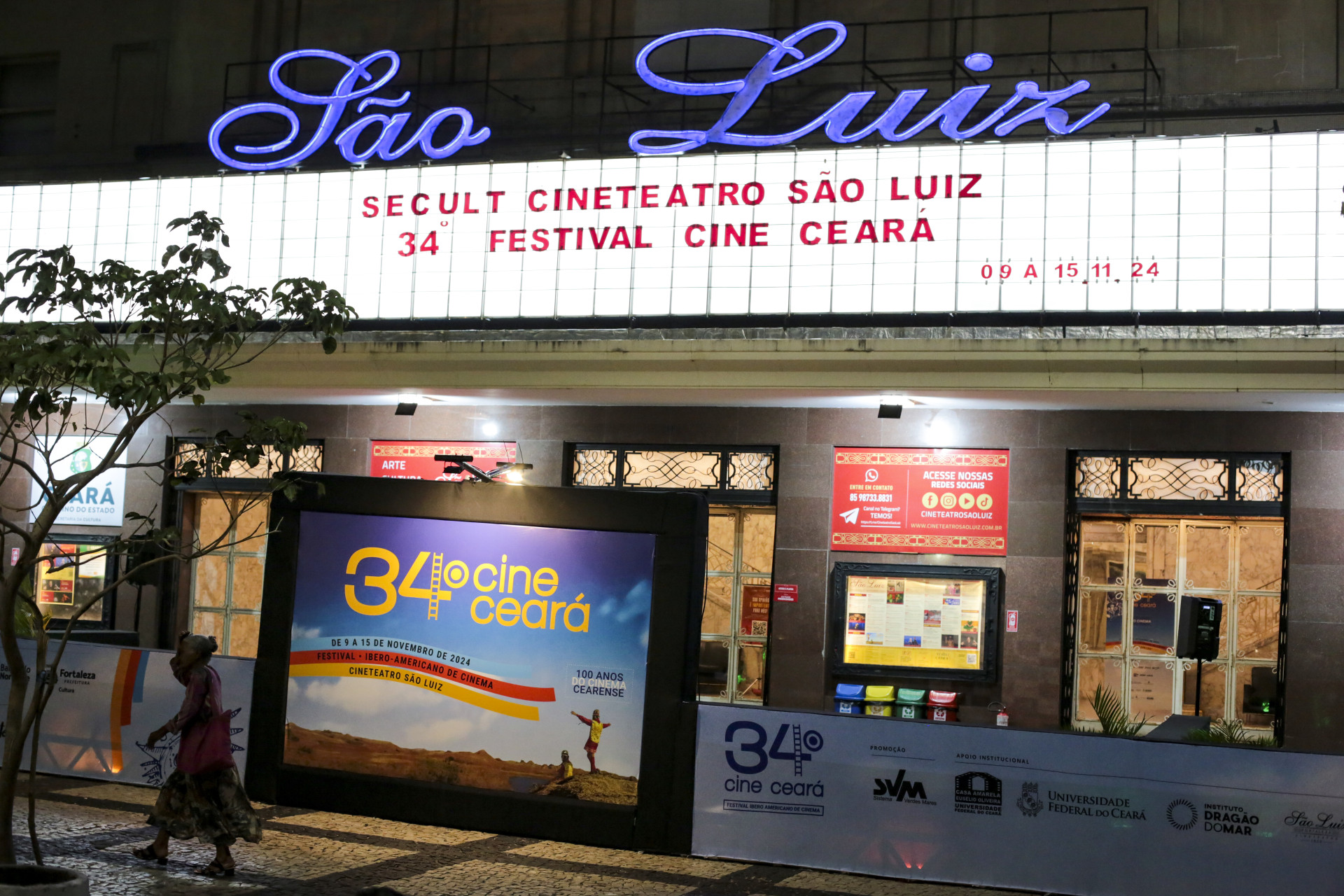 FORTALEZA-CE, BRASIL, 09-11-2024: Abertura do Cine Ceará  (foto: Fabio Lima/ OPOVO) (Foto: FÁBIO LIMA)