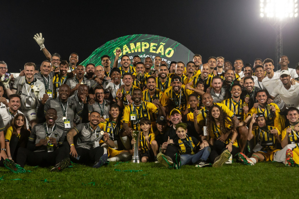 Volta Redonda venceu a Série C 2024, após bater o Athletic, em São João Del Rei (MG)(Foto: Breno Babu/CBF)