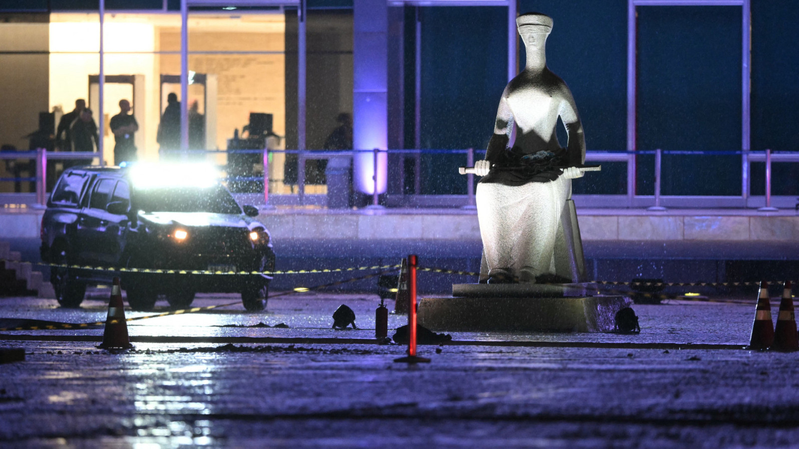 Tiu França morreu após explodir bomba em frente ao STF em Brasília em 13 de novembro de 2024 (Foto: EVARISTO SÁ / AFP)