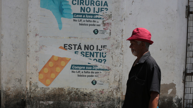 FORTALEZA-CE, BRASIL, 14.11.2024:  Falta de medicamentos IJF.  (foto: Fabio Lima/ OPOVO) 