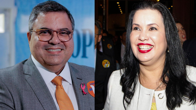 ￼CANDIDATOS Fábio Timbó e Christiane Leitão disputam a presidência da OAB-CE