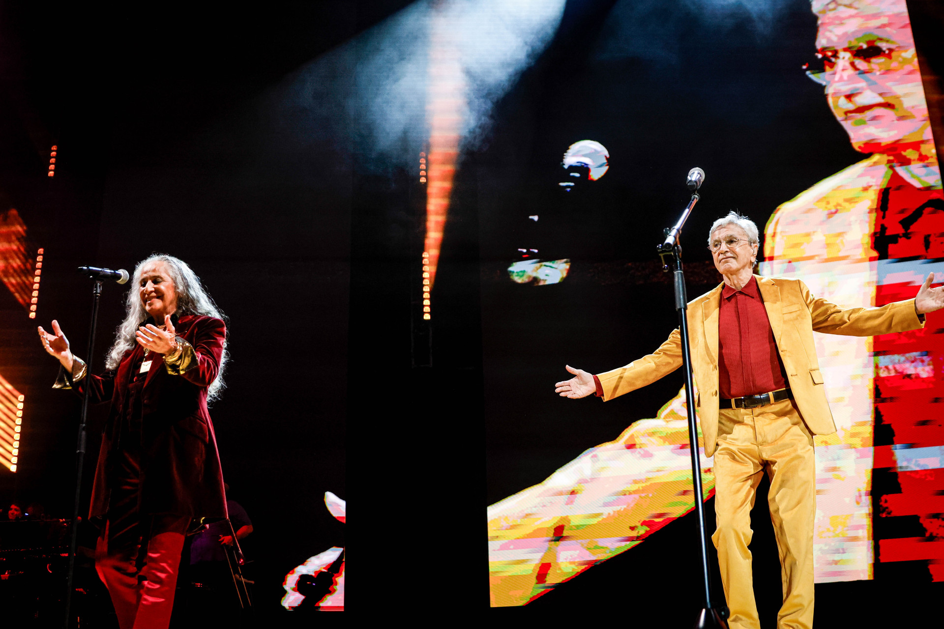 Fortaleza, CE, BR 16.11.24  Show de Acaetano Veloso e Maria Betânia no Arena Castelão  (AURÉLIO ALVES/O POVO) (Foto: AURÉLIO ALVES)