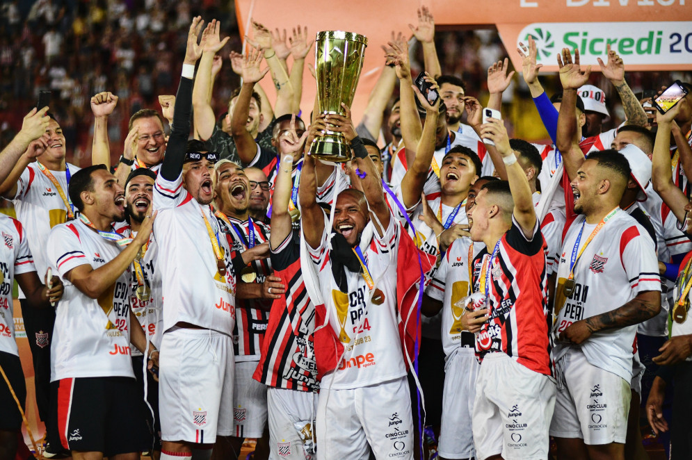 Paulista de Jundiaí bateu o Colorado Caieiras e conquistou a última divisão do futebol de São Paulo, que é também a última divisão em âmbito estadual do País(Foto: Alexandre Battibugli/Ag. Paulistão)