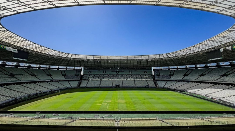 Gramado da Arena Castelão foi alvo de críticas antes do jogo decisivo entre Ceará e América-MG, pela Série B