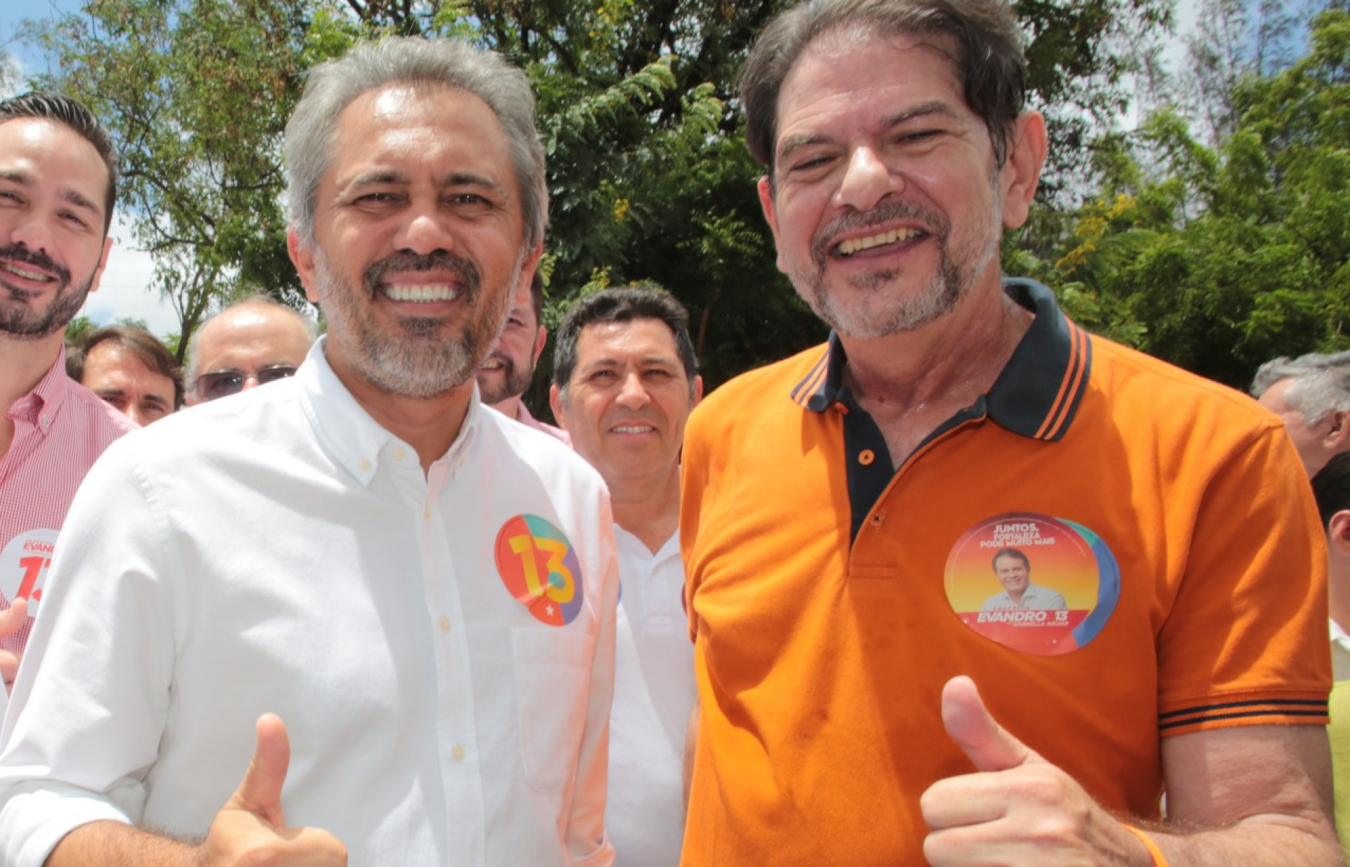 Elmano de Freitas e Cid Gomes (Foto: Fabio Lima)