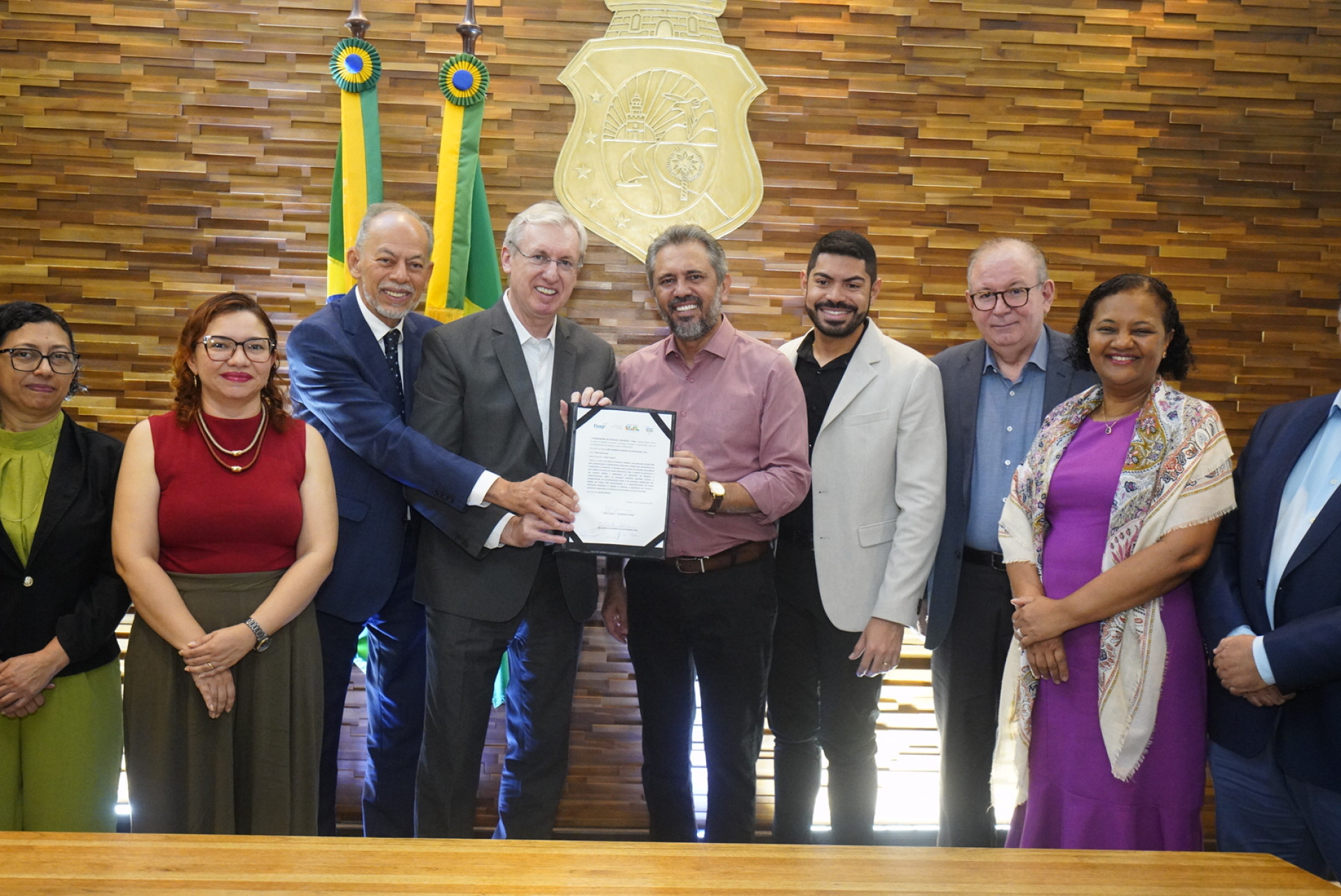 Reunião do Conselho Estadual de Ciência, Tecnologia e Inovação foi liderada pelo Governo do Estado, com participação da Finep. (Foto: Carlos Gibaja/Governo do Ceará)