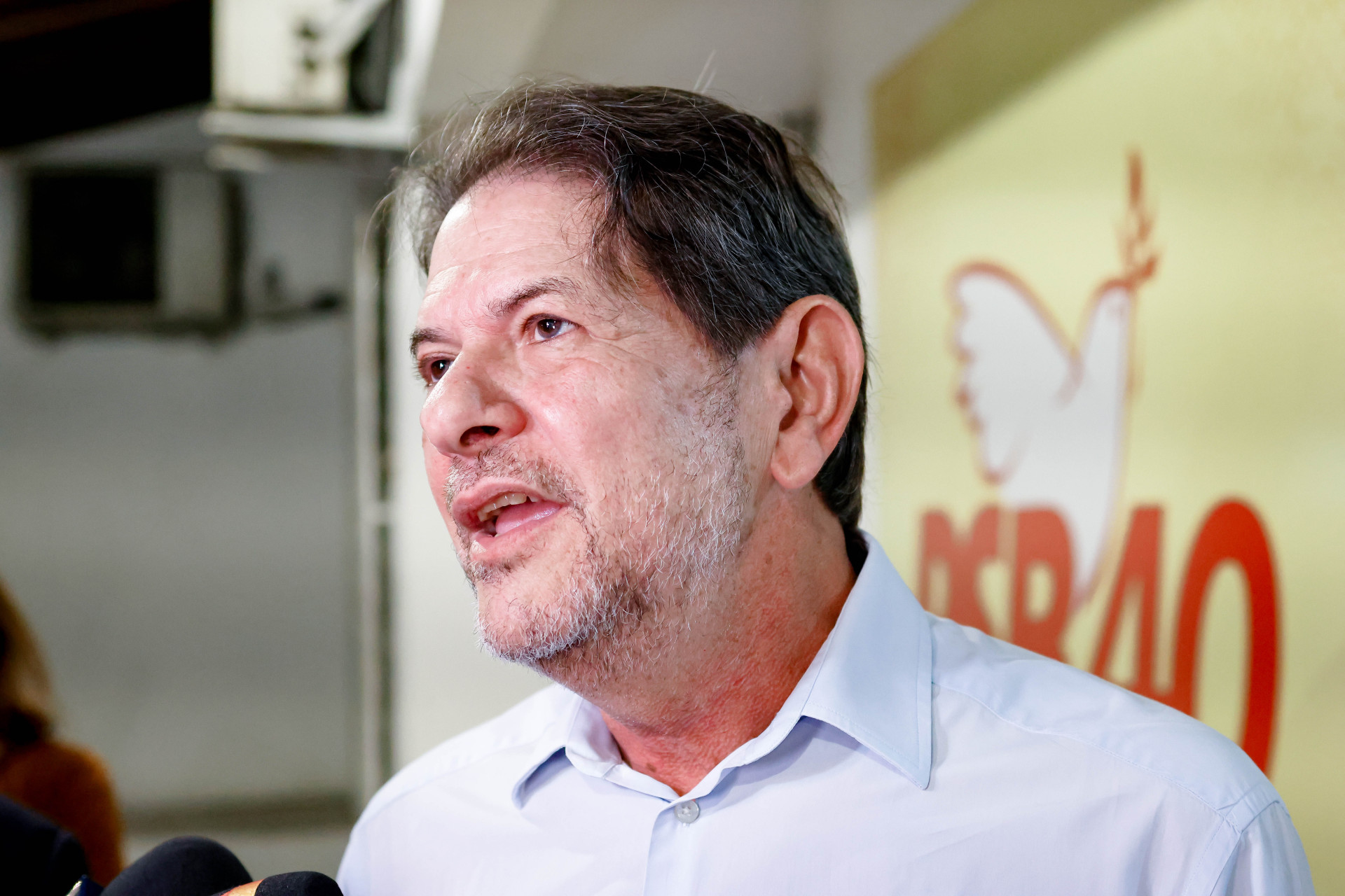 FORTALEZA, CEARÁ, BRASIL - 19.11.2024: Cid Gomes, Reunião da Executiva do PSB com o Senador Cid Gomes. (Foto: Aurélio Alves  / O POVO) (Foto: AURÉLIO ALVES)