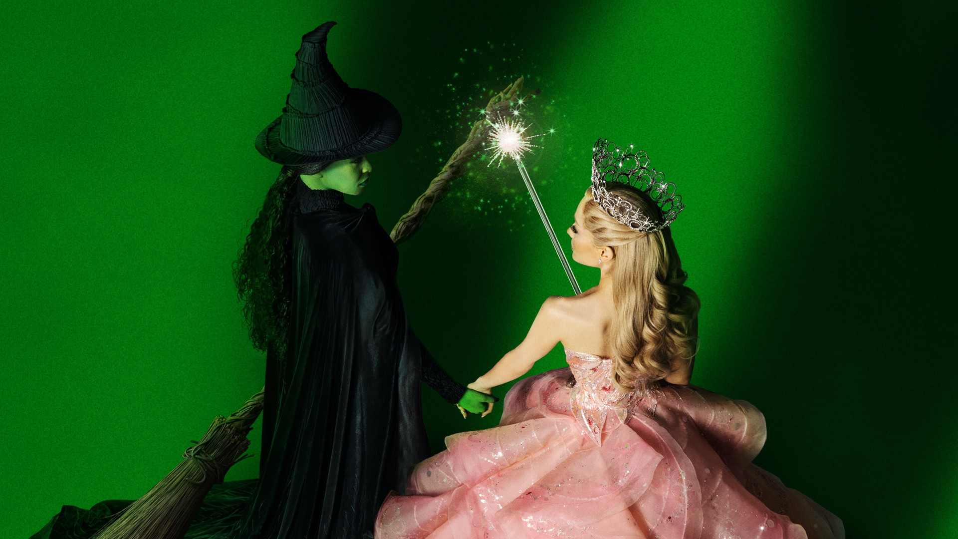 Elphaba (Cynthia Erivo) e Glinda (Ariana Grande) (Foto: Universal Pictures/Divulgação)