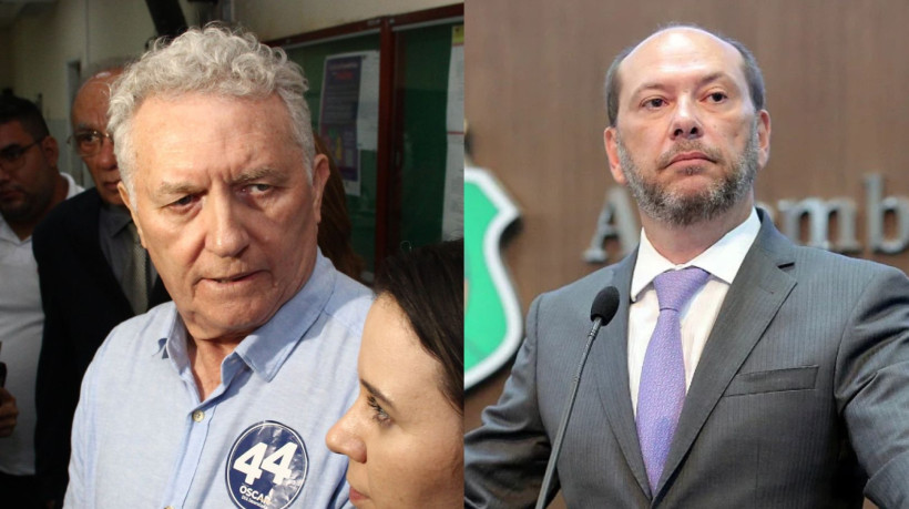 ￼OSCAR Rodrigues é prefeito eleito de Sobral e Ivo Gomes, o atual chefe do Executivo municipal 