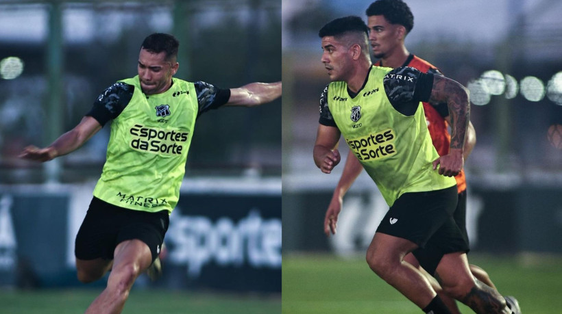 Jogadores do Ceará seguem em preparação para o jogo contra Guarani