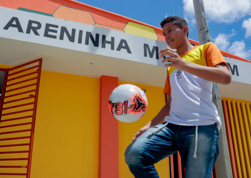 Prefeitura entrega pacote de 10 novas Escolas Areninhas à população, na Escola Areninha Mondubim