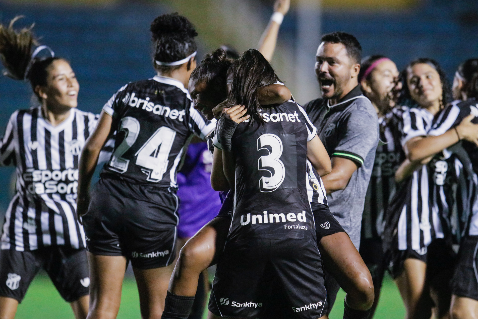 FORTALEZA-CE, BRASIL, 23-11-2024: Final do Campeonato Cearense Feminino, com um clássico rainha entre Fortaleza e Ceará. (Foto: Fernanda Barros/ O Povo)
 (Foto: FERNANDA BARROS)