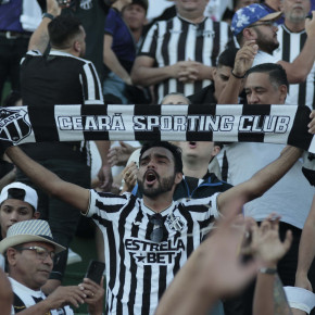 Torcida do Ceará era maioria até em Campinas (Foto: DENNY CESARE/ CODIGO19/ Estadão Conteúdo)