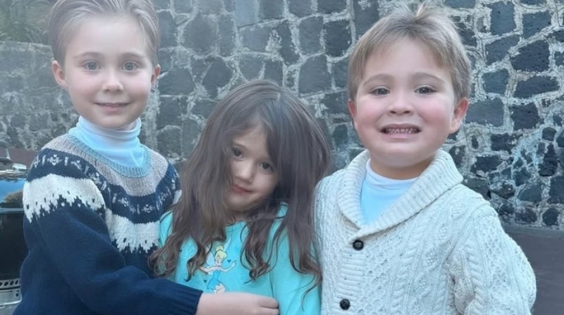 Anahí  publicou o encontro dos filhos Manuel e Emiliano com Maria Paula, filha de Dulce Maria