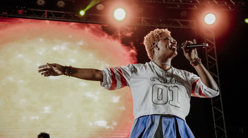 CANTORA Liniker foi a atração principal da noite de ontem