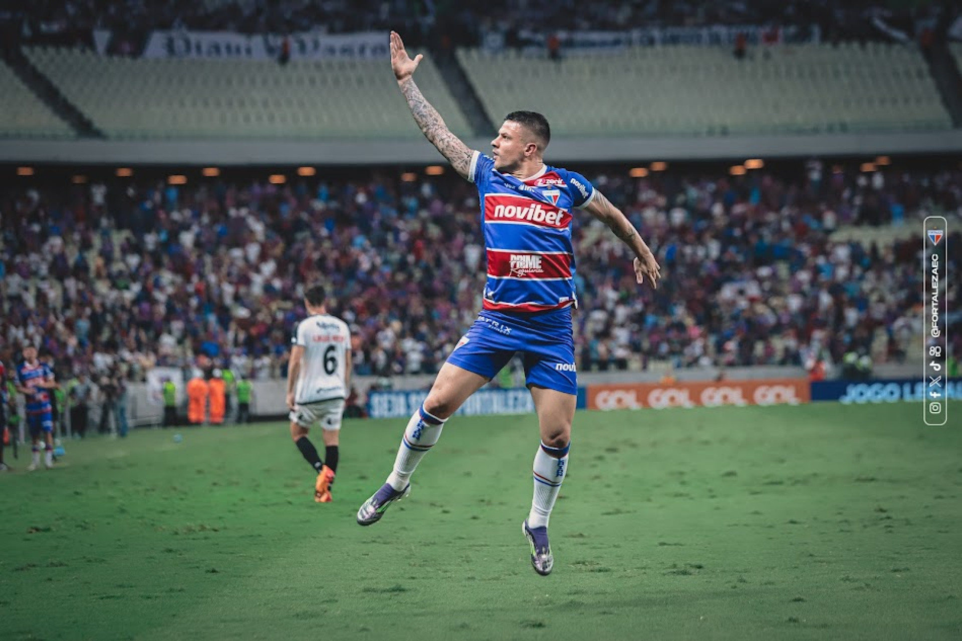 Renato Kayzer marcou dois gols em um jogo no Cearense
 (Foto: Mateus Lotif / Fortaleza EC)