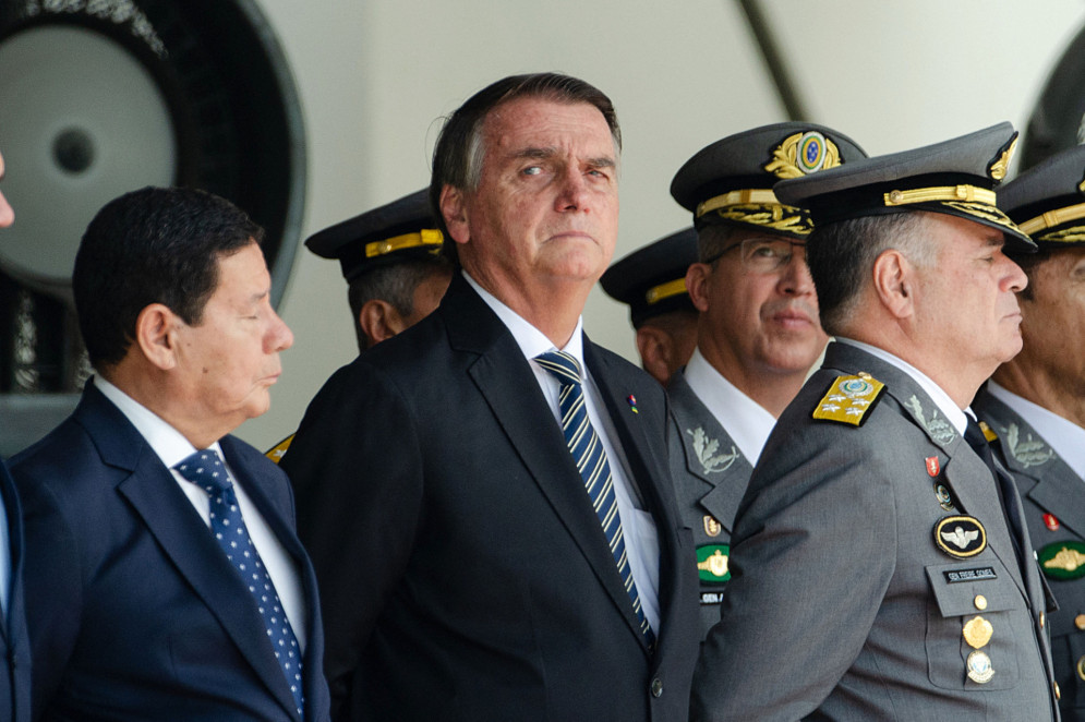 O ex-presidente Jair Bolsonaro e outras 36 pessoas foram indiciadas pela PF, na última quinta-feira, 21, por tentativa de golpe de Estado(Foto: TÉRCIO TEIXEIRA / AFP)