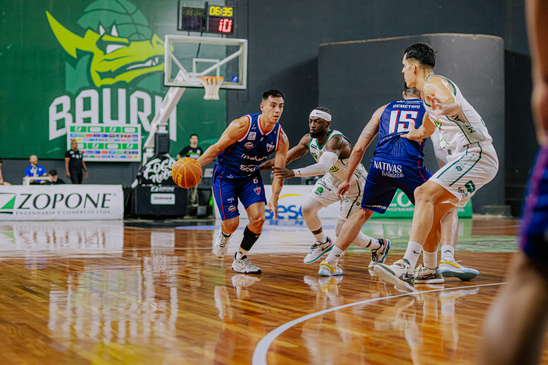 Carcalaion foi superado pelo Bauru no interior paulista (Foto: Andrews Clayton/Bauru Basket)