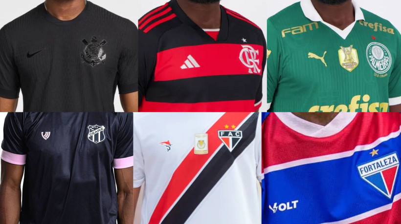 Camisas de time são um sucesso entre os brasileiros e estão em alta nas ofertas da Black Friday 2024