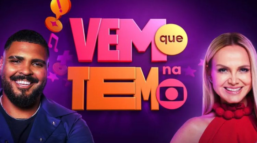 Com Paulo Vieira, Eliana estreia game show de auditório na Globo 
