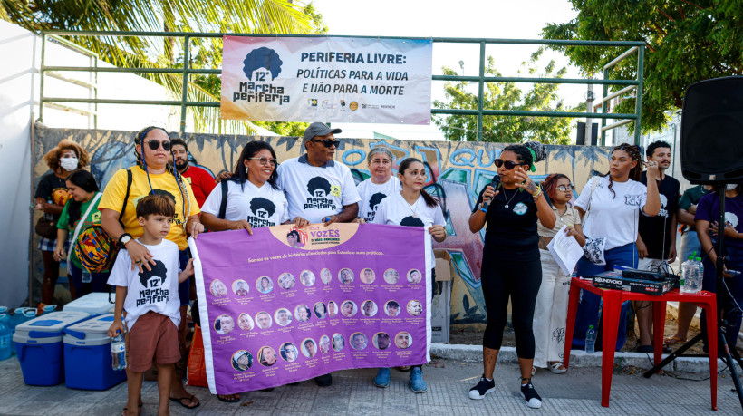 Na 12ª edição, participantes se concentraram na Praça Santa Cecília, no Grande Bom Jardim