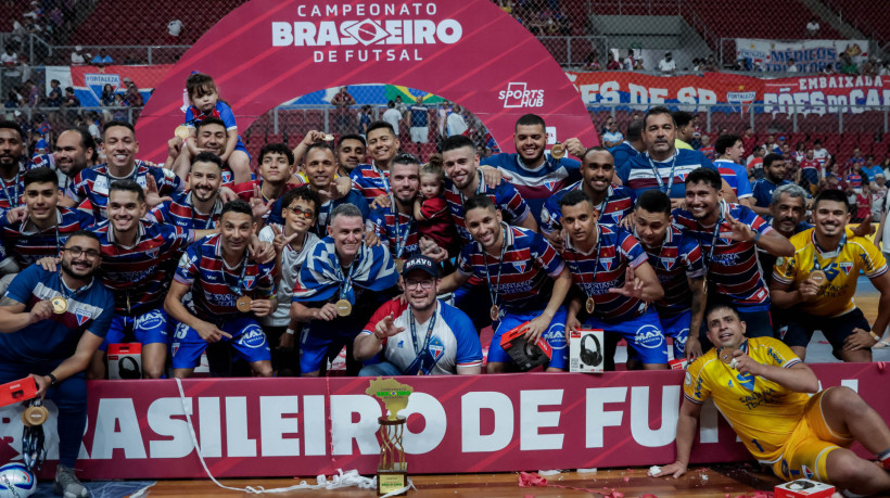 Fortaleza foi campeão da primeira edição do Campeonato Brasileiro de Futsal