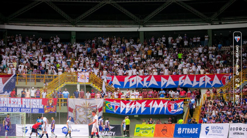 Ginásio Paulo Sarasate foi palco da semifinal da Copa do Brasil entre Fortaleza e Minas