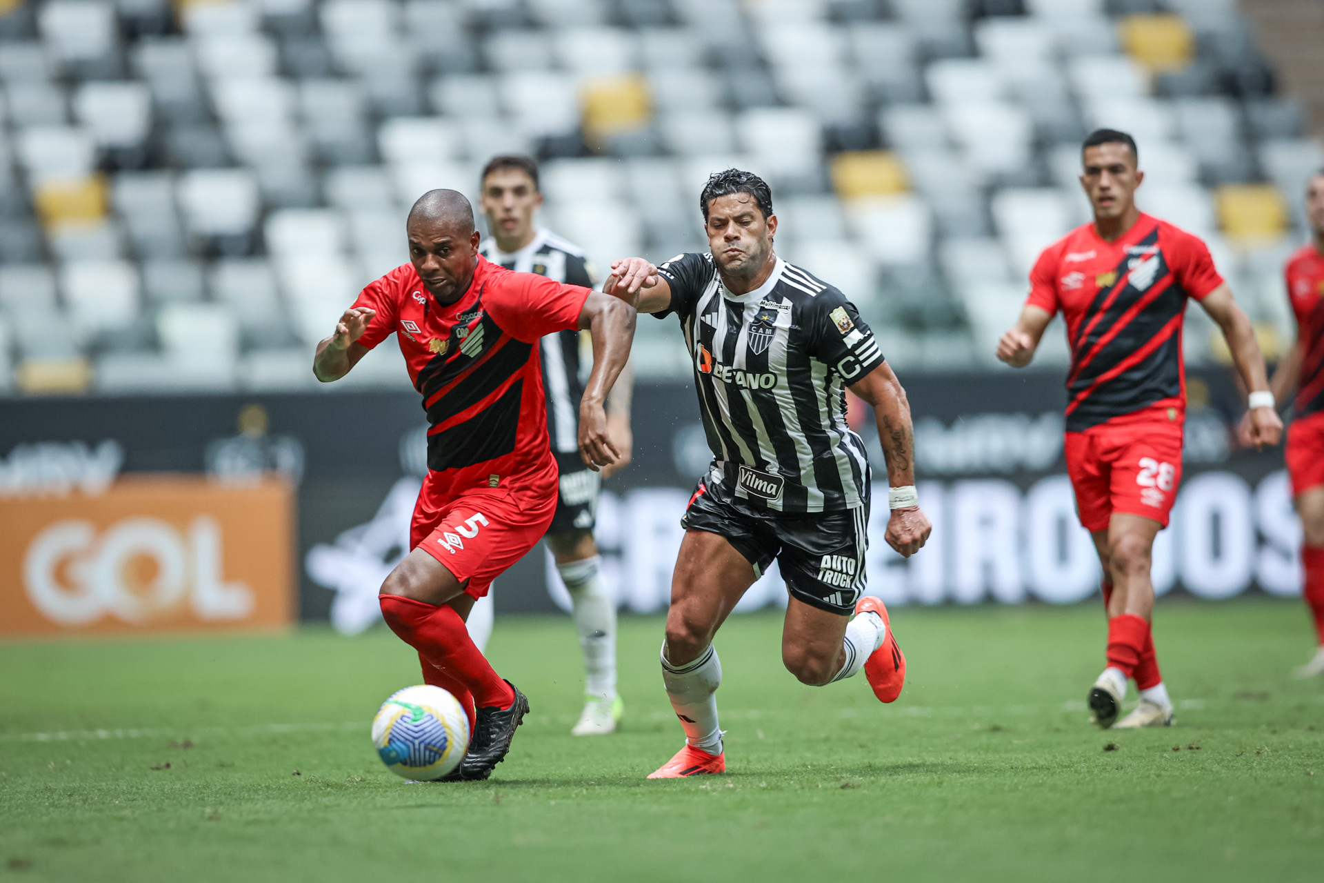 Atlético-MG venceu e rebaixou o Athletico-PR (Foto: Pedro Souza/Atlético-MG)