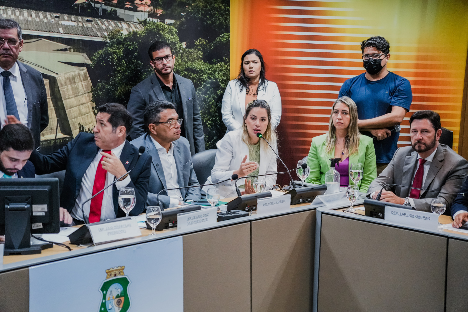 Sabatina de Onélia Santana, na Assembleia Legislativa do Ceará, para o cargo de conselheira do TCE (Foto: FERNANDA BARROS)