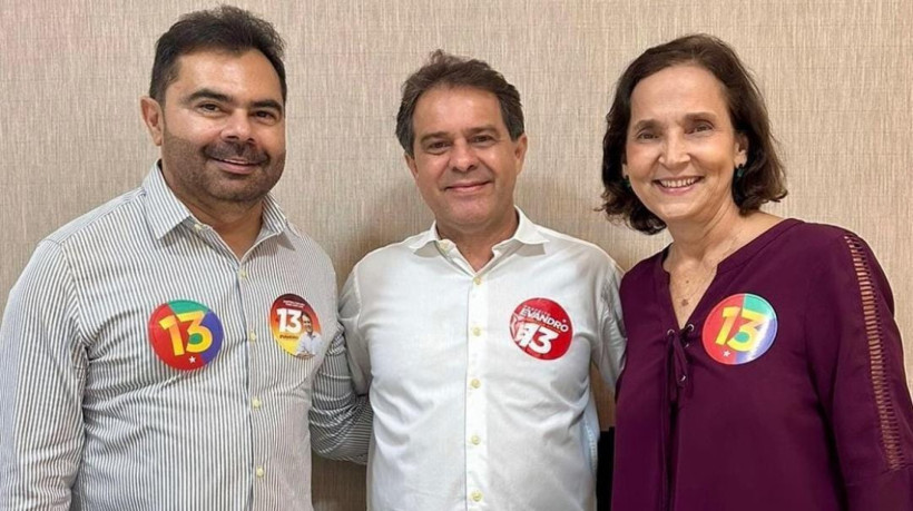 Idilvan Alencar (PDT), Evandro Leitão (PT) e Izolda Cela (PSB)