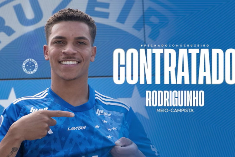 Cruzeiro anuncia a contratação de Rodriguinho