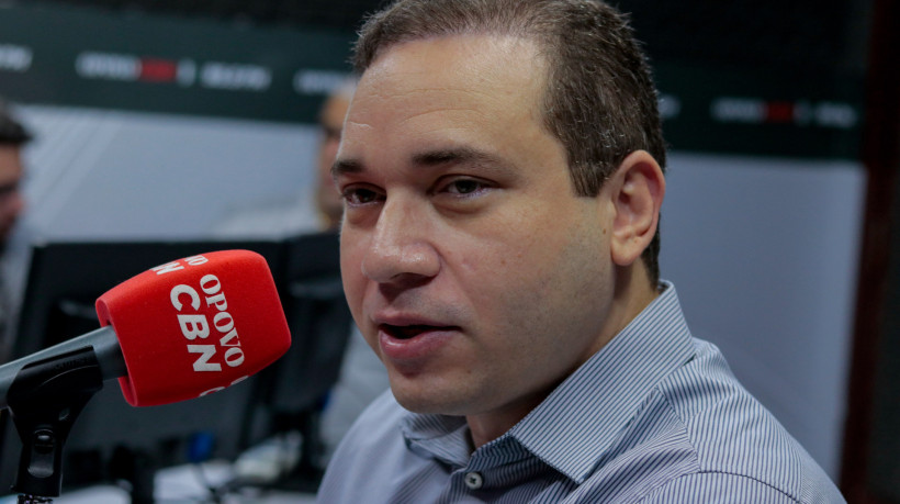 FORTALEZA, CEARÁ, BRASIL, 19-12-2024: Haroldo Martins, diretor de futebol do Ceará, participa do Esportes do Povo no estúdio da Rádio O POVO CBN. (Foto: Samuel Setubal/ O Povo)